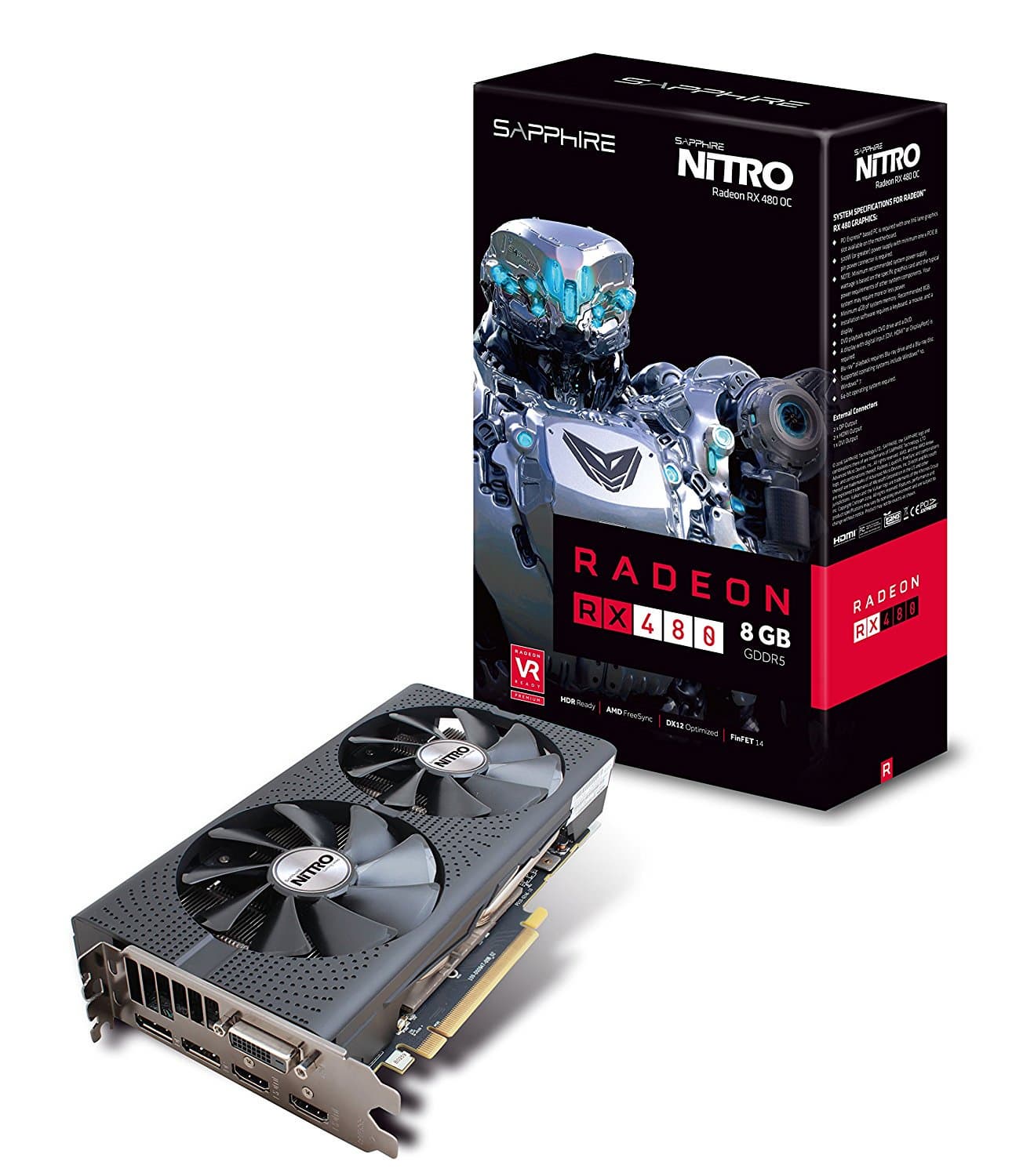 Sapphire Radeon NITRO Rx 480 8GB GDDR5 Dual HDMI _ DVI_D _ D